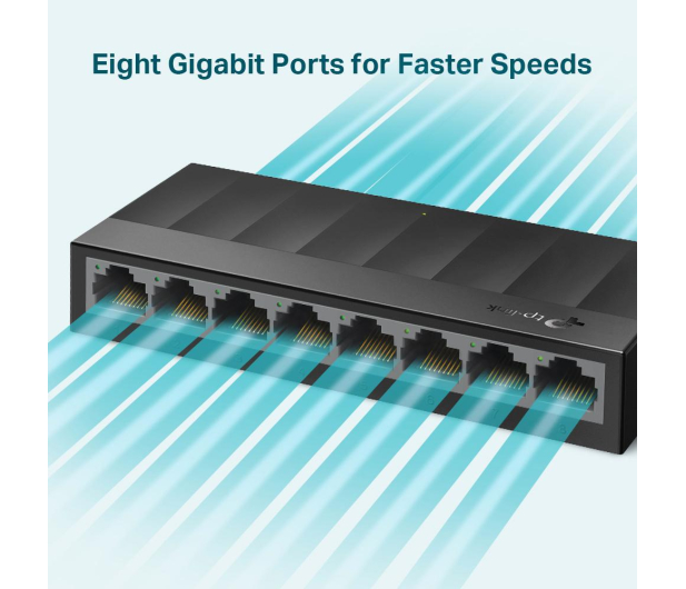 TP-Link 8p LS1008G (8x10/100/1000Mbit) - 519228 - zdjęcie 5